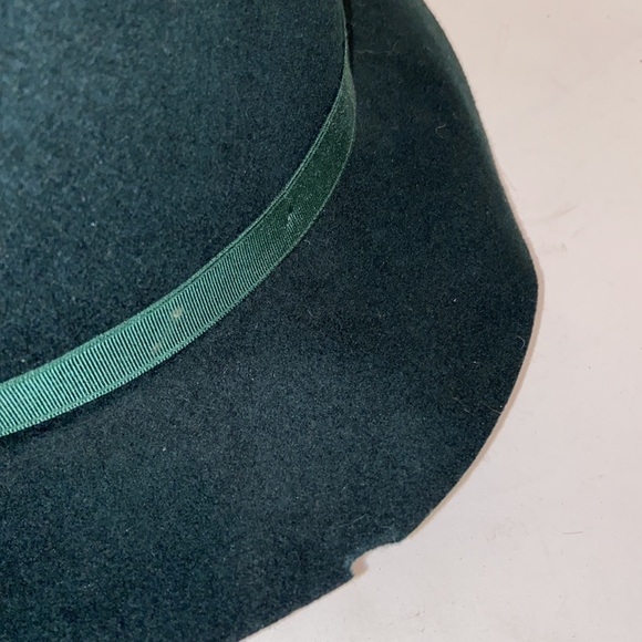 Vintage Bak-Pakker Green Wool felt outdoor hat Mens Large Flawed - Picture 8 of 13